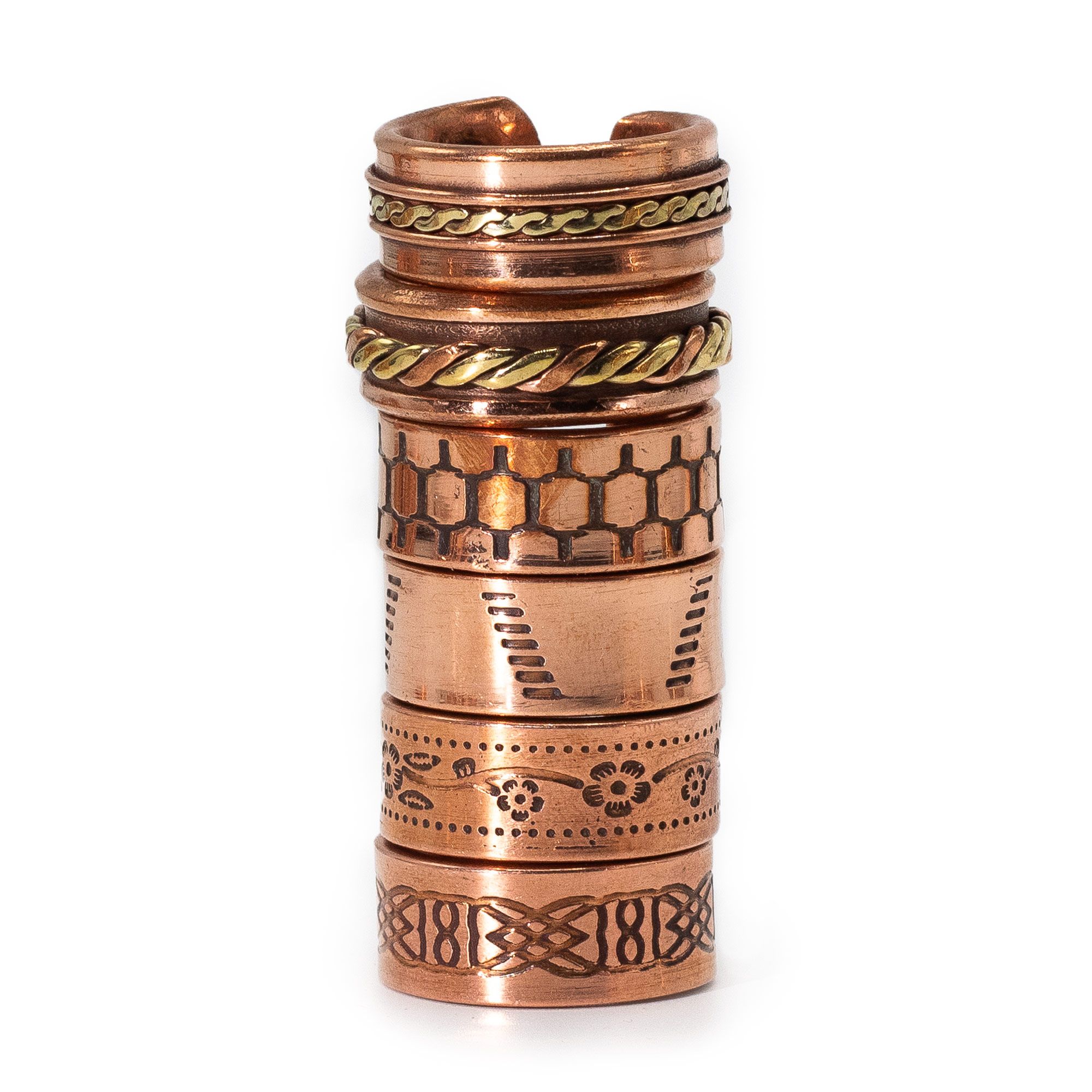 Anillos de Cobre con Imanes - Diseños y Tallas Surtidas - Imagen 4
