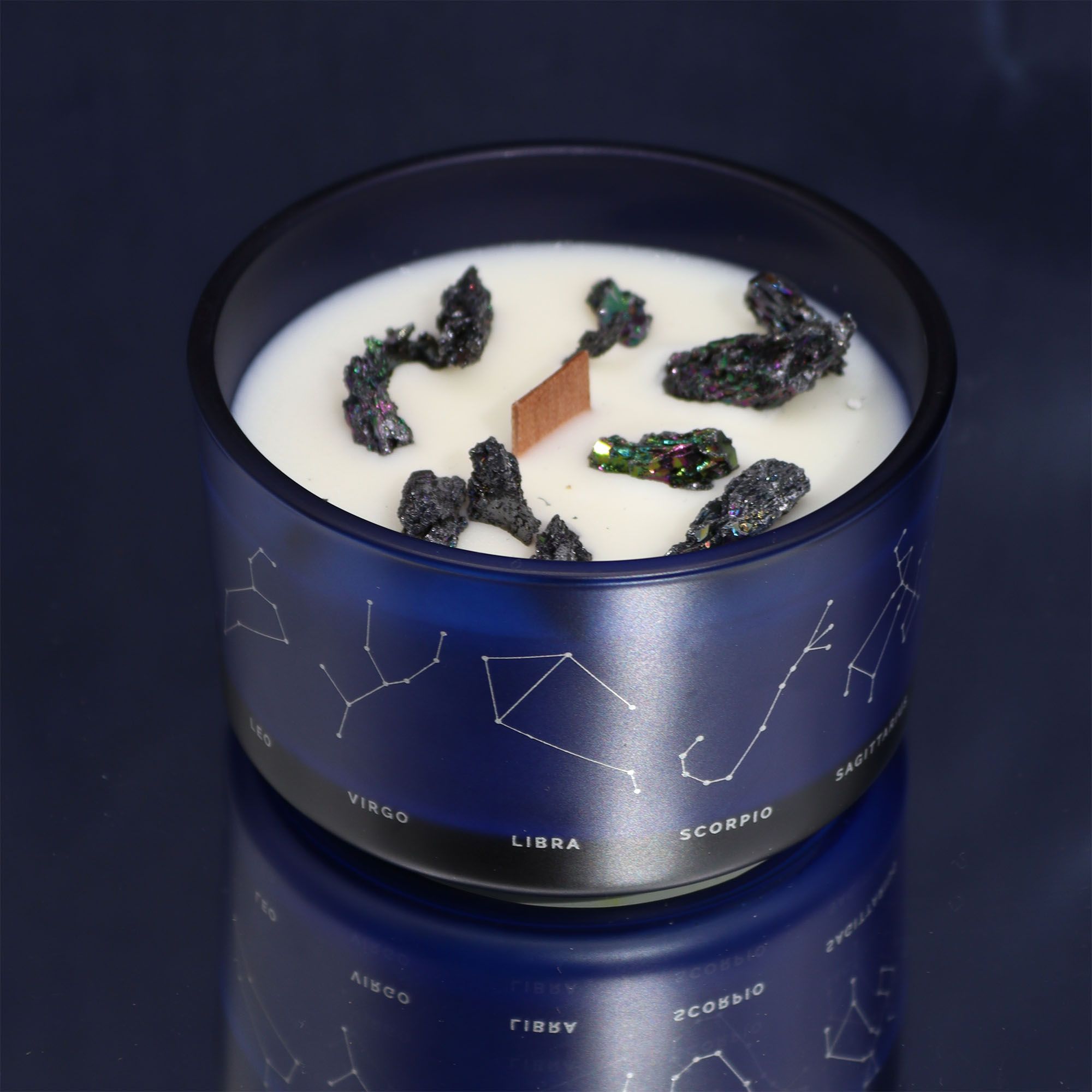 Vela de Cristal del Zodiaco con Pulsera de Piedras Preciosas - Sagitario - Imagen 6