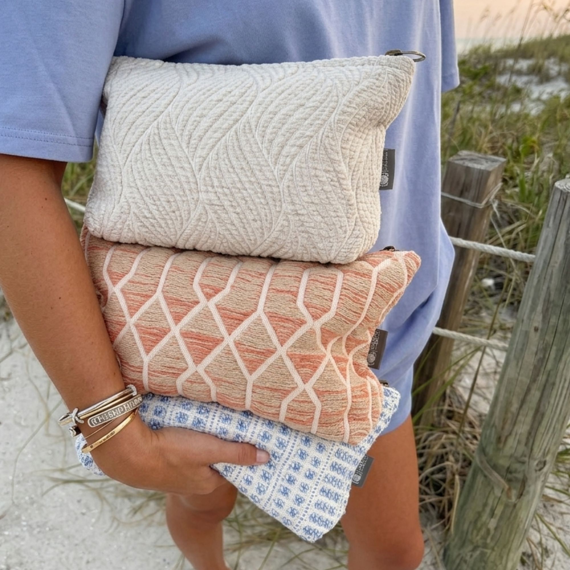 Nomad Sari Indio Jacquard Neceser - Telar Caléndula - Imagen 6