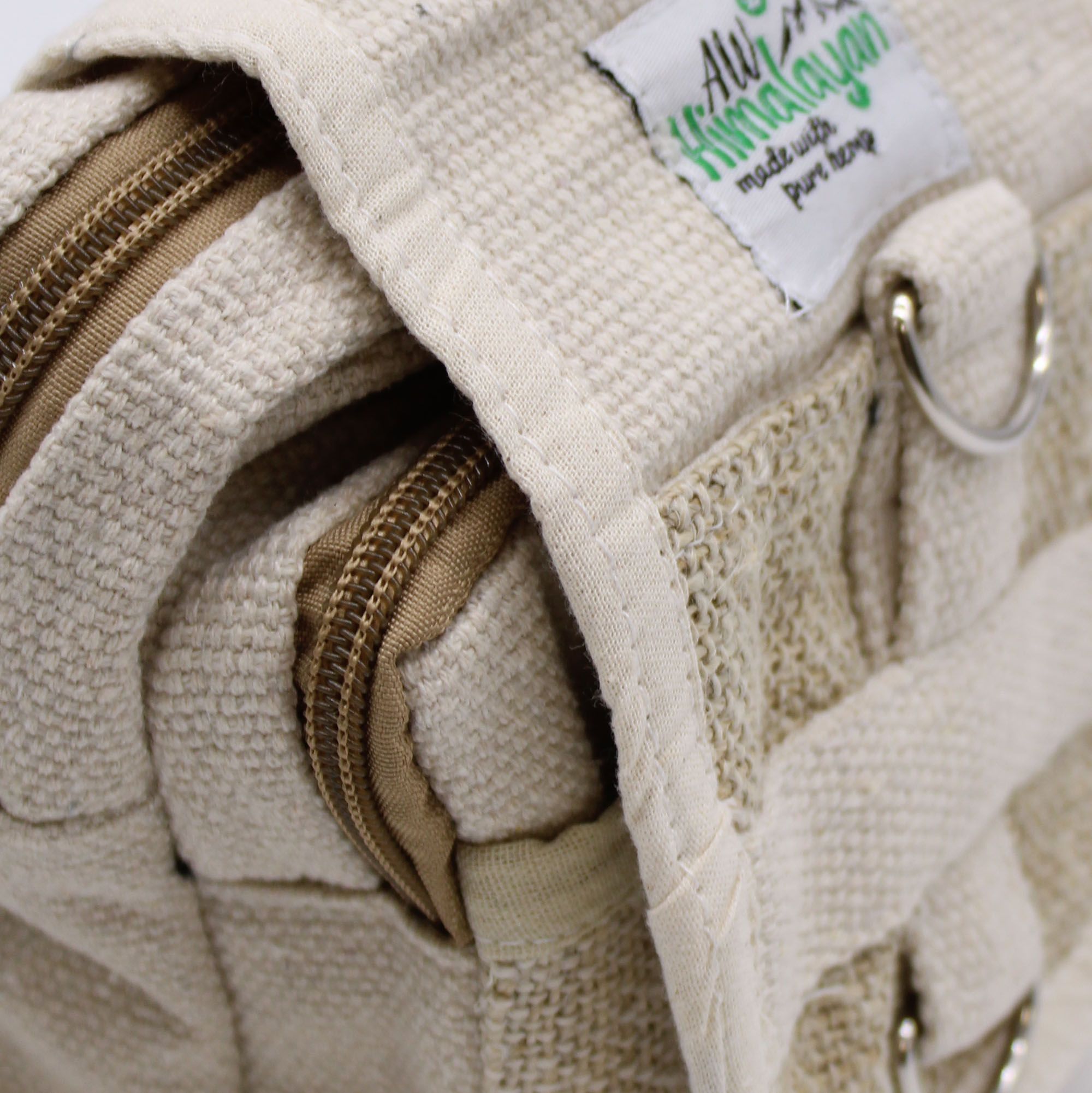 Bolsa de viaje Body-Cross de cáñamo y algodón natural - Imagen 3